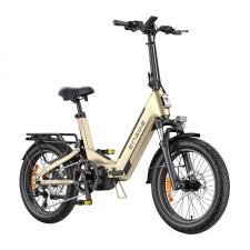 Bicicleta asistata electric ENGWE L20 PRO 3.0, Motor 250W, 100Nm, 5 niveluri asistenta, 7 viteze, Autonomie 140 km, Suspensie completa, Gold
