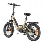 Bicicleta asistata electric ENGWE L20 PRO 3.0, Motor 250W, 100Nm, 5 niveluri asistenta, 7 viteze, Autonomie 140 km, Suspensie completa, Gold 5 - lerato.ro