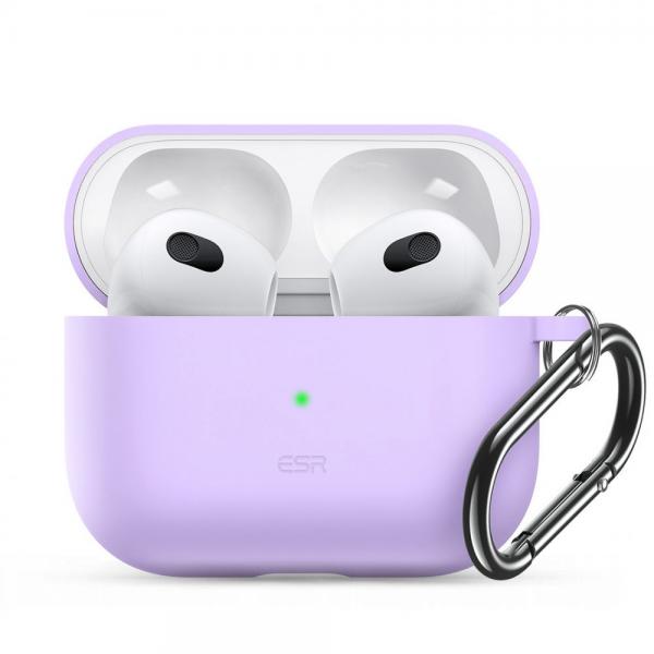 Carcasa ESR Bounce compatibila cu Apple AirPods 3 Lavender 1 - lerato.ro