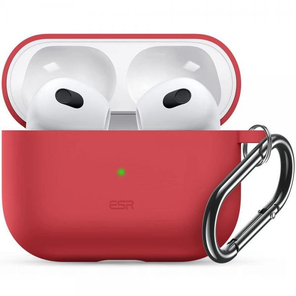 Carcasa ESR Bounce compatibila cu Apple AirPods 3 Red 1 - lerato.ro