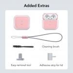 Carcasa ESR Orbit Halolock MagSafe compatibila cu Apple AirPods 4 Pink 3 - lerato.ro