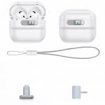 Carcasa ESR Pulse Halolock MagSafe compatibila cu Apple AirPods 4 White 3 - lerato.ro