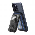 Portofel magnetic ESR cu suport, 5 compartimente, Carbon Fiber 3 - lerato.ro