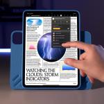 Husa ESR Flip Hybrid compatibila cu iPad Pro 11 inch 2024 / 2025, Navy Blue 3 - lerato.ro