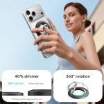 Suport universal pentru telefon ESR HaloLock, Compatibil MagSafe, Rotire 360 grade, Negru 4 - lerato.ro