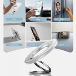 Suport universal pentru telefon ESR HaloLock, Compatibil MagSafe, Rotire 360 grade, Alb 6 - lerato.ro