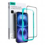 Folie de protectie din sticla securizata ESR compatibila cu iPhone 16 Plus, Negru 3 - lerato.ro