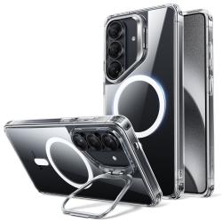 Carcasa ESR Classic Hybrid cu MagSafe si Kickstand compatibila cu Samsung Galaxy S26 Plus, Transparent