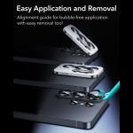 Protectie sticla securizata camera foto ESR Armorite Camera Protector compatibil cu Samsung Galaxy S26 Ultra, Negru 8 - lerato.ro