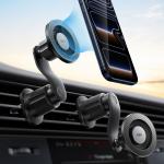 Suport auto ESR OmniLock, Air Vent Mount, Compatibil MagSafe, Rotire 360 grade, Negru 3 - lerato.ro