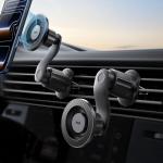 Suport auto ESR OmniLock, Air Vent Mount, Compatibil MagSafe, Rotire 360 grade, Negru 4 - lerato.ro