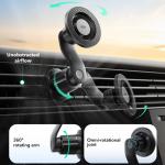 Suport auto ESR OmniLock, Air Vent Mount, Compatibil MagSafe, Rotire 360 grade, Negru 7 - lerato.ro