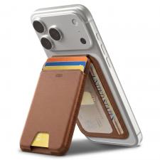 Fashion, Portofel magnetic ESR Classic, Protectie RFID, Compatibil MagSafe, Maro, lerato.ro