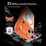 Husa ESR Classic Hybrid cu MagSafe compatibila cu iPhone 18 Pro Max / 17 Pro Max, Portocaliu 4 - lerato.ro