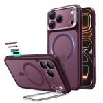 Husa ESR Classic Hybrid Kickstand cu MagSafe compatibila cu iPhone 18 Pro Max / 17 Pro Max, Burgundy 2 - lerato.ro