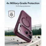 Husa ESR Classic Hybrid Kickstand cu MagSafe compatibila cu iPhone 18 Pro Max / 17 Pro Max, Burgundy 5 - lerato.ro