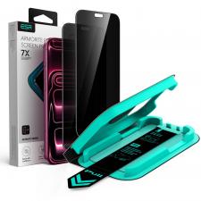 Set 2 folii sticla securizata ESR UltraFit Armorite Privacy, Kit montare inclus, compatibile cu iPhone 18 Pro Max, Negru
