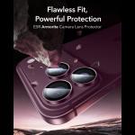 Protectie camera foto ESR Armorite compatibila cu iPhone 18 Pro Max / 18 Pro, Burgundy 3 - lerato.ro