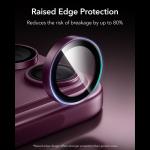 Protectie camera foto ESR Armorite compatibila cu iPhone 18 Pro Max / 18 Pro, Burgundy 4 - lerato.ro