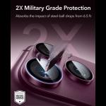 Protectie camera foto ESR Armorite compatibila cu iPhone 18 Pro Max / 18 Pro, Burgundy 5 - lerato.ro