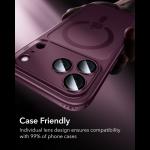 Protectie camera foto ESR Armorite compatibila cu iPhone 18 Pro Max / 18 Pro, Burgundy 9 - lerato.ro