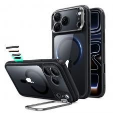 Husa ESR Classic Hybrid Kickstand cu MagSafe compatibila cu iPhone 18 Pro / 17 Pro, Negru