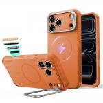 Husa ESR Cyber Tough Kickstand cu MagSafe compatibila cu iPhone 18 Pro / 17 Pro, Portocaliu 2 - lerato.ro