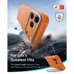 Husa ESR Cyber Tough Kickstand cu MagSafe compatibila cu iPhone 18 Pro / 17 Pro, Portocaliu 3 - lerato.ro