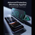 Set 2 folii sticla securizata ESR UltraFit Armorite compatibile cu iPhone 18 Pro / 17 Pro, Transparent 4 - lerato.ro