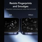 Set 2 folii sticla securizata ESR UltraFit Armorite compatibile cu iPhone 18 Pro / 17 Pro, Transparent 8 - lerato.ro