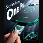 Set 2 folii sticla securizata ESR UltraFit Armorite Privacy, Kit montare inclus, compatibile cu iPhone 18 Pro, Negru 7 - lerato.ro