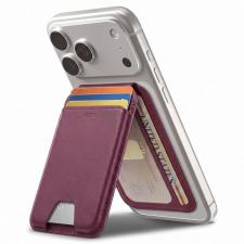 Portofel magnetic ESR Classic, Protectie RFID, Compatibil MagSafe, Burgundy