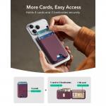 Portofel magnetic ESR Classic, Protectie RFID, Compatibil MagSafe, Burgundy 6 - lerato.ro
