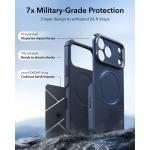 Husa Esr Cyber Tough Kickstand cu MagSafe compatibila cu iPhone 18 Pro Max / 17 Pro Max, Albastru 4 - lerato.ro