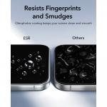 Set 2 folii sticla securizata ESR UltraFit Classic, Kit montare inclus, compatibile cu iPhone 18 Pro / 17 Pro, Negru 7 - lerato.ro