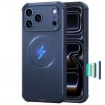 Husa Esr Cyber Tough cu MagSafe compatibila cu iPhone 18 Pro Max / 17 Pro Max, Deep Blue 2 - lerato.ro