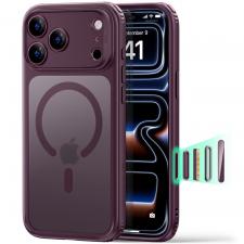 Huse si carcase iPhone 18 Pro, Husa ESR Classic Hybrid cu MagSafe compatibila cu iPhone 18 Pro / 17 Pro, Burgundy, lerato.ro