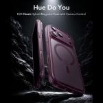 Husa ESR Classic Hybrid cu MagSafe compatibila cu iPhone 18 Pro / 17 Pro, Burgundy 3 - lerato.ro