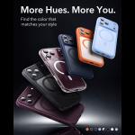 Husa ESR Classic Hybrid cu MagSafe compatibila cu iPhone 18 Pro / 17 Pro, Burgundy 7 - lerato.ro
