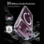 Kit protectie 2-in-1 ESR, 1x Husa ESR Classic Hybrid cu MagSafe + 1x Folie sticla securizata, compatibil cu iPhone 18 Pro / 17 Pro, Transparent 6 - lerato.ro