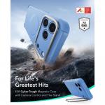 Husa ESR Cyber Tough Kickstand cu MagSafe compatibila cu iPhone 18 Pro Max / 17 Pro Max, Light Blue 3 - lerato.ro
