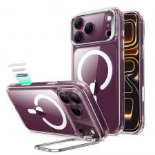 Huse si carcase iPhone 18 Pro Max, Husa ESR Classic Hybrid Kickstand cu MagSafe compatibila cu iPhone 18 Pro Max / 17 Pro Max, Transparent, lerato.ro