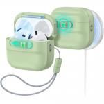 Husa ESR Pulse HaloLock cu MagSafe compatibila cu Apple AirPods 4 / 5, Light Green 2 - lerato.ro
