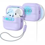 Husa ESR Pulse HaloLock cu MagSafe compatibila cu Apple AirPods 4 / 5, Mov 2 - lerato.ro