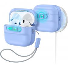 Husa ESR Pulse HaloLock cu MagSafe compatibila cu Apple AirPods 4 / 5, Light Blue