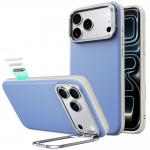 Husa ESR Leather Kickstand cu MagSafe compatibila cu iPhone 18 Pro Max / 17 Pro Max, Light Blue 2 - lerato.ro