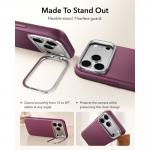 Husa ESR Leather Kickstand cu MagSafe compatibila cu iPhone 18 Pro / 17 Pro, Burgundy 5 - lerato.ro