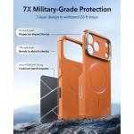 Husa ESR Cyber Tough Kickstand cu MagSafe compatibila cu iPhone 18 Pro Max / 17 Pro Max, Portocaliu 4 - lerato.ro