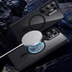 Carcasa ESR Classic Hybrid Halolock MagSafe compatibila cu Samsung Galaxy S25 Ultra Clear/Black 3 - lerato.ro
