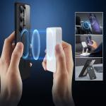 Carcasa ESR Classic Hybrid Halolock MagSafe compatibila cu Samsung Galaxy S25 Ultra Clear/Black 5 - lerato.ro